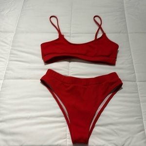 Red bikini